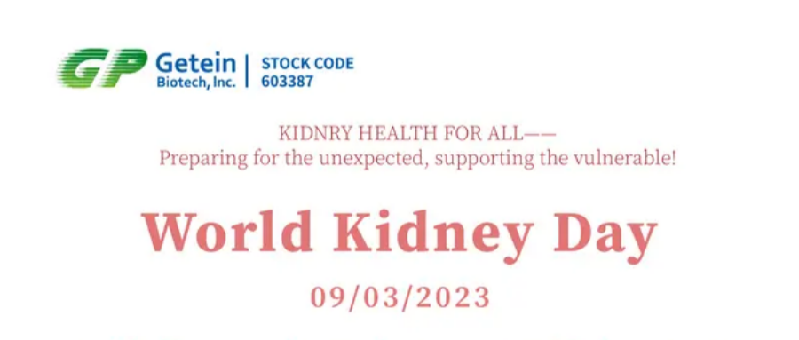 World Kidney Day——Kidney Health For All